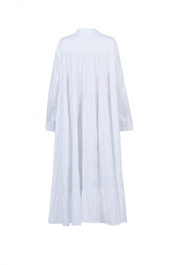 Beyaz Butik - Poplin Gömlek Elbise